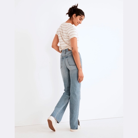 Madewell | The Perfect Vintage Straight Jean: Side-Slit Edition - Picture 9 of 11